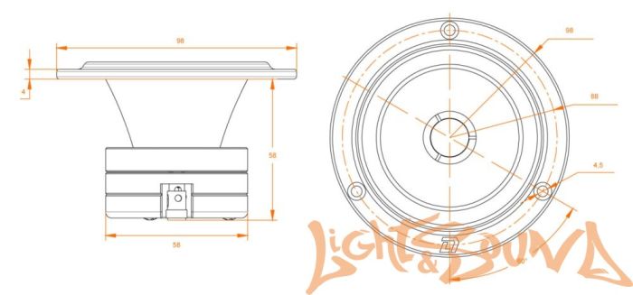 DL Audio Phoenix Neo Tweeter v.2 высокочастотные динамики (комплект)