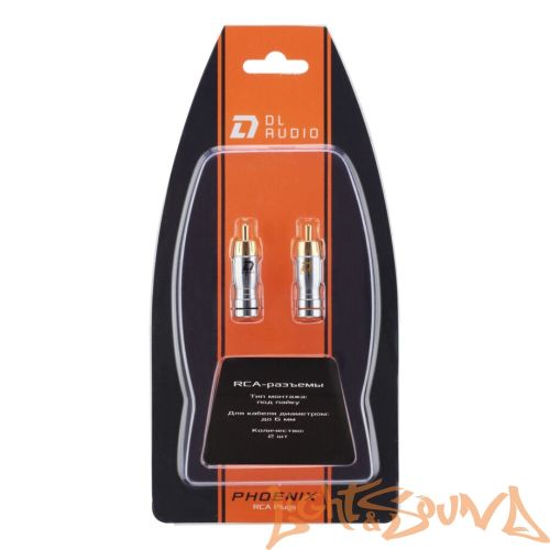 RCA коннектор DL Audio Phoenix RCA Plugs, 2шт