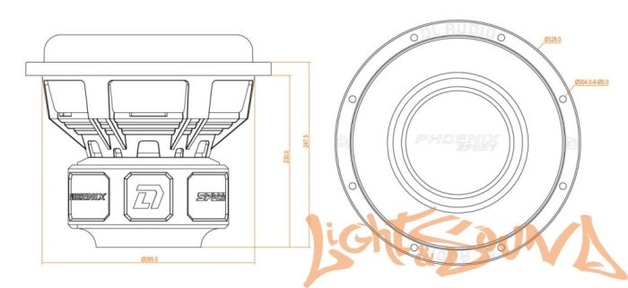 Сабвуфер DL Audio Phoenix Sport 12