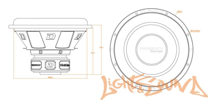 Сабвуфер DL Audio Phoenix Black Bass 15