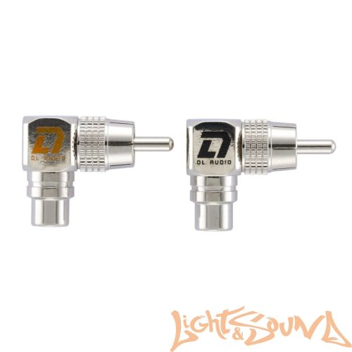 RCA коннектор DL Audio Phoenix Short Angle RCA  Adapter, 2шт