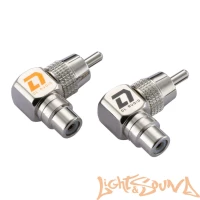 RCA коннектор DL Audio Phoenix Short Angle RCA  Adapter, 2шт