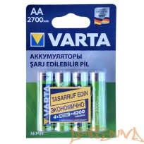  VARTA HR6/AA 2700mAh 4BL, 1 шт