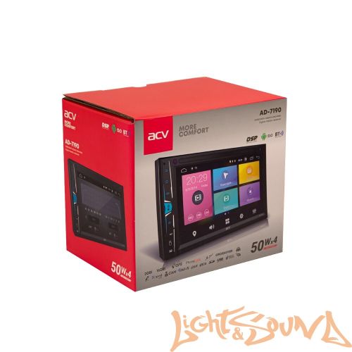 ACV AD-7190 2DIN (1024x600) 4x50, USB/SD/FM/AUX/BT/WMA