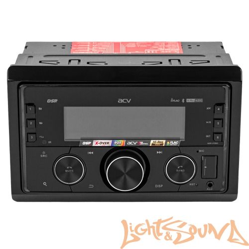 ACV ADX-211BM DSP 2DIN 4х50 FM/USB/AUX/Bluetooth/Flac 3RCA