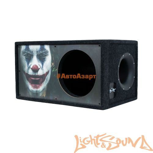 Корпус для сабвуфера 15" | ТРУБА-200 С БОКУ ЧЕРНАЯ | 125л. | 32-34Гц. | Joker