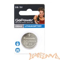  GoPower CR2412 1BL 3V, 1шт