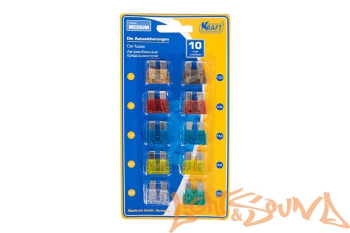 Предохранитель KRAFT 15A, флажковый мини KT870012, 1шт