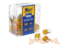  Предохранитель KRAFT MINI 5A, KT870009, 1шт