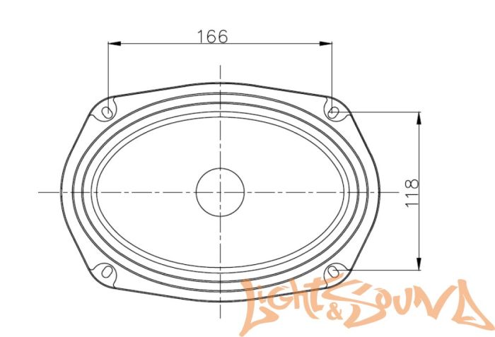 AMP MASS FR69 (15x24) широкополосные динамики (комплект)