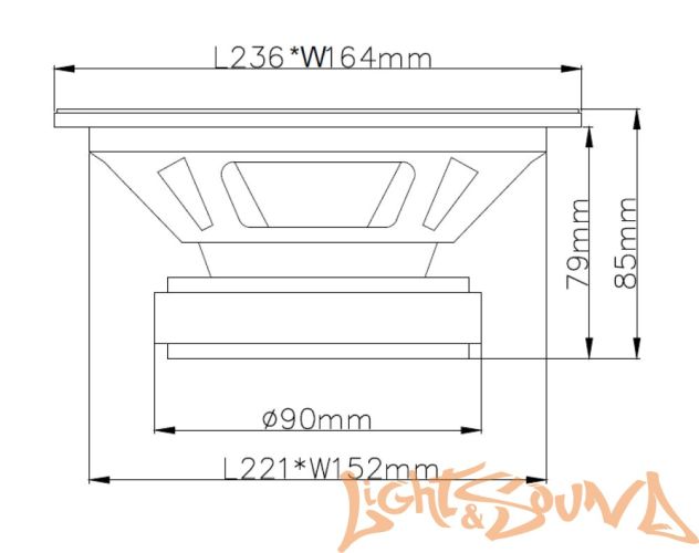 AMP MASS FR69 (15x24) широкополосные динамики (комплект)