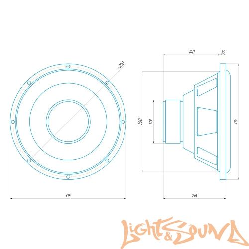 Oris Electronics JB-12R Сабвуфер