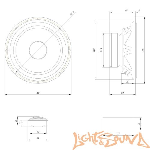 Oris Electronics Type Integration 6.5" (16.5 см) 2-полосная компонентная акустическая система