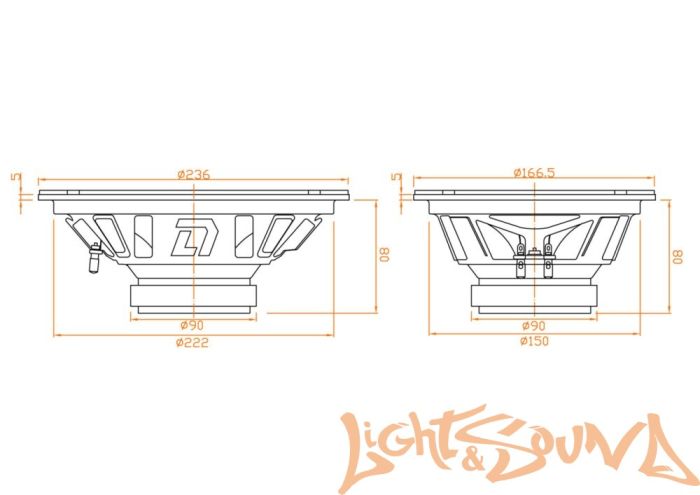 DL Audio Gryphon Lite 69 v.3 широкополосные динамики (комплект)