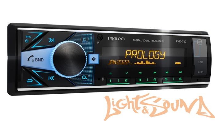 Prology CMD-320 4 х 55 Вт, FM/USB/BT ресивер с DSP процессором