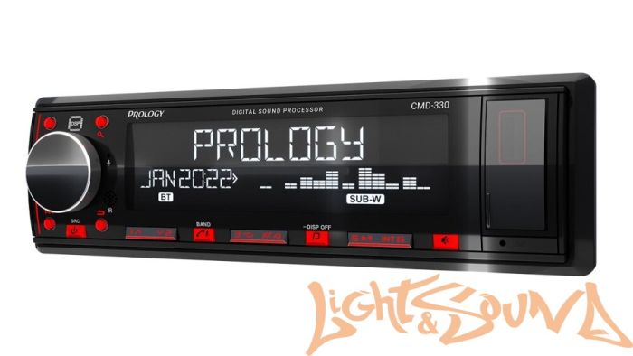 Prology CMD-330 4 х 55 Вт, FM/USB/BT ресивер с DSP процессором