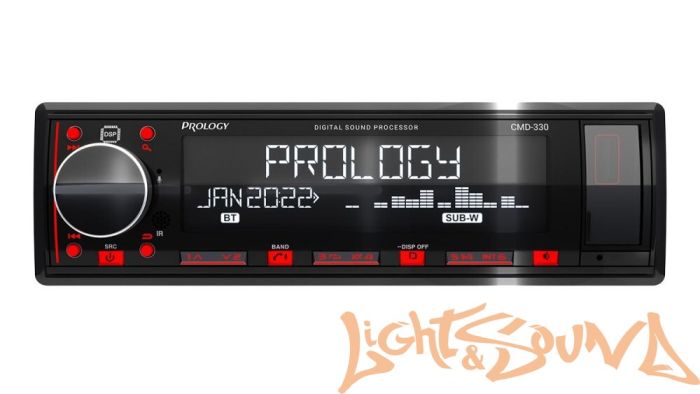 Prology CMD-330 4 х 55 Вт, FM/USB/BT ресивер с DSP процессором