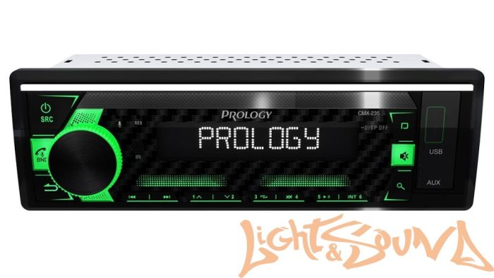 Prology CMX-235 4 х 55 Вт, FM / USB ресивер с Bluetooth и парковочной системой