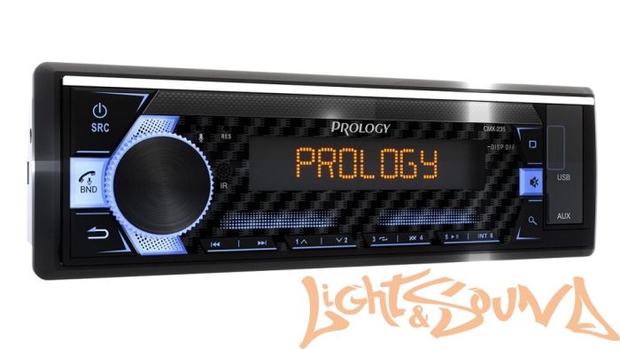 Prology CMX-235 4 х 55 Вт, FM / USB ресивер с Bluetooth и парковочной системой