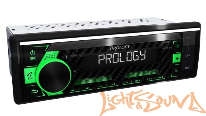 Prology CMX-235 4 х 55 Вт, FM / USB ресивер с Bluetooth и парковочной системой