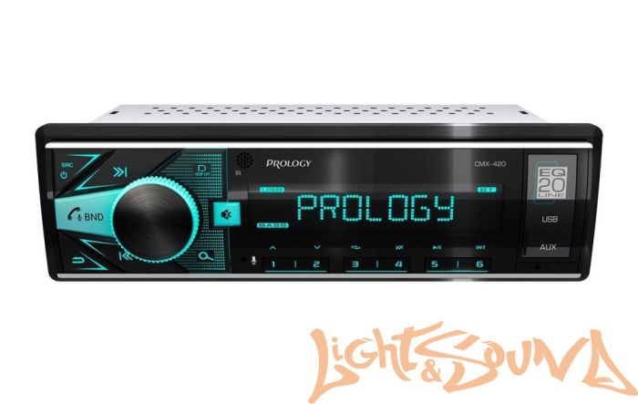 Prology CMX-420 4 х 55 Вт, FM / USB ресивер с Bluetooth