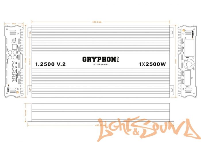 DL Audio Gryphon Pro 1.2500 V.2 усилитель мощности 1-х канальный