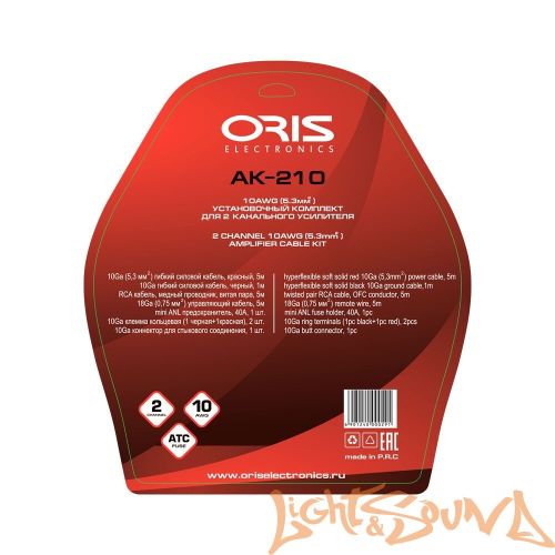 Oris Electronics AK-210 Набор для подключения усилителя