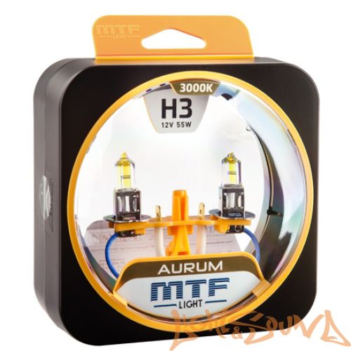 MTF Aurum H3, 12V, 55W Галогенные лампы (2шт)