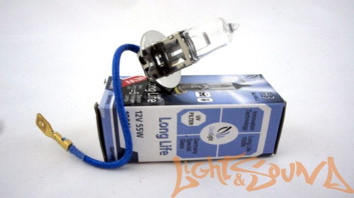 Clearlight LongLife H3 12V, 55W Галогенная лампа (1шт)