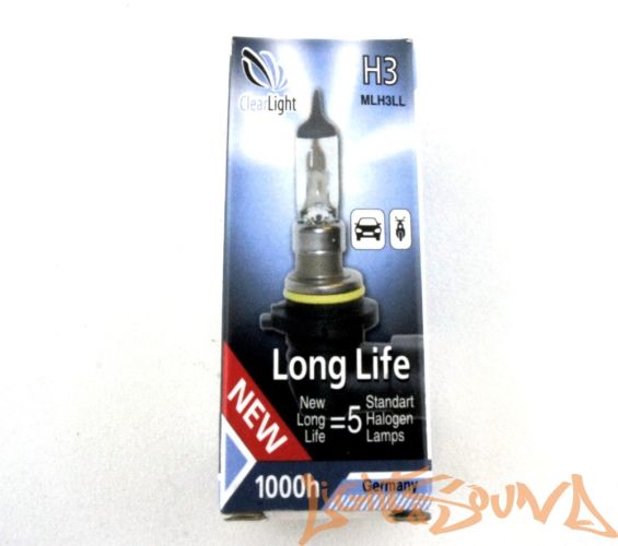 Clearlight LongLife H3 12V, 55W Галогенная лампа (1шт)