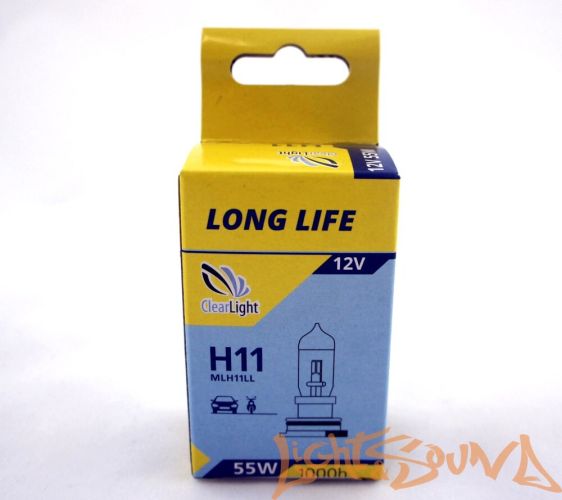 Clearlight LongLife H11 12V, 55W Галогенная лампа (1шт)