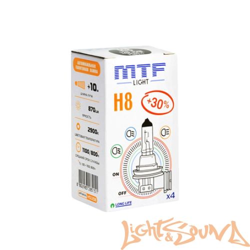 MTF Standart + 30% H8 12V 35W Галогенная лампа (1шт)