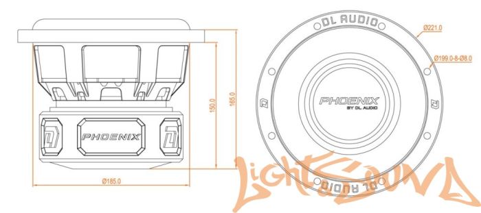 Сабвуфер DL Audio Phoenix 8