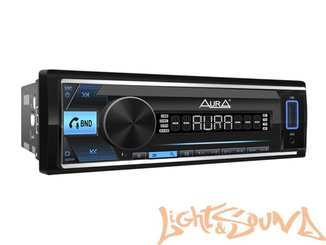 Aura AMH-600BT USB-ресивер, 4x51w,USB (1A)/FM/AUX/BT, 3 RCA, iD3-TAG, вход адаптера кнопок на руле