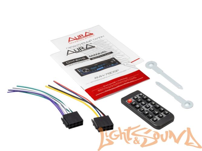 Aura AMH-78DSP USB-ресивер, 4х51w, USB (1.2A)/FM/AUX/BT,3RCA,DSP 2/3way,iD3-TAG,16.5 млн. цветов