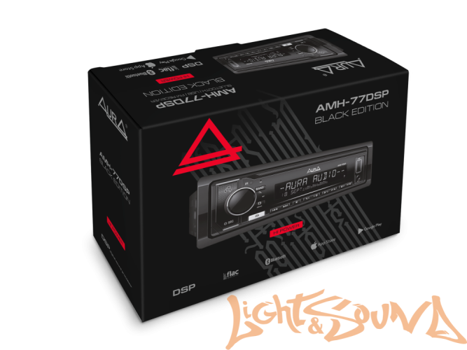 Aura AMH-77DSP BLACK EDITION USB-ресивер, 4х51w, USB (1.2A),16.5 млн. цветов