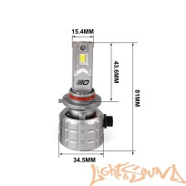  Optima Premium LED ПРОСПЕКТ H10, 80W, 12-24V, 5000K, 8000Lm (2шт)