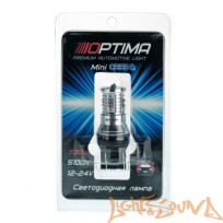  Optima Premium 7443 MINI RED, CAN CREE XB-D*10, 5500K, 50W 12V (W3X16g) двухконтактная, 1шт