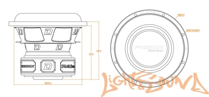 Сабвуфер DL Audio Phoenix Black Bass 10