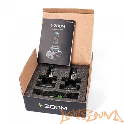 Светодиод головного света Optima i-Zoom H4 LED, Seoul-CSP, Warm White, 9-32V (2шт)