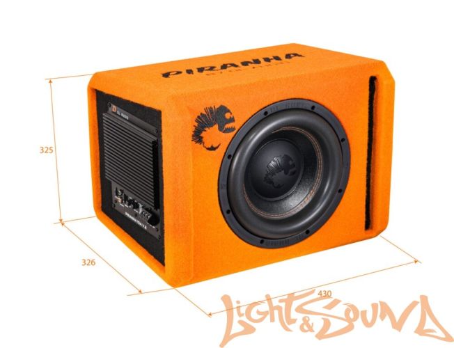 DL Audio Piranha 10A V.2 Orange активный сабвуфер