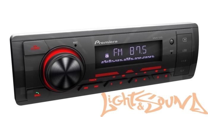 Premiera MVH-120 4 х 55 Вт, FM / USB ресивер с Bluetooth