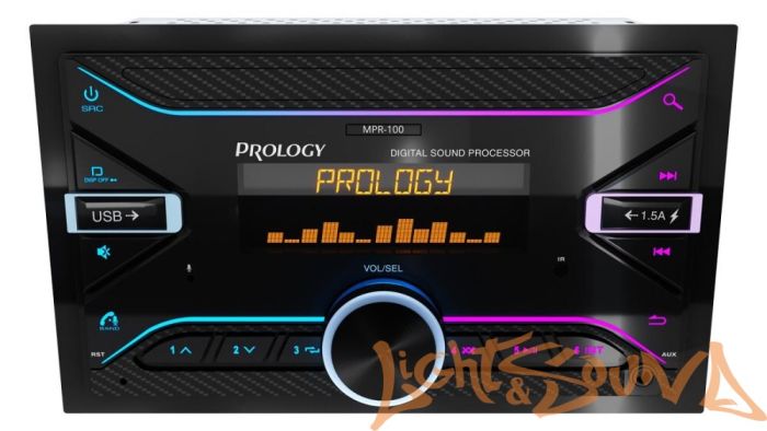 Prology MPR-100 2din FM/USB/BT ресивер с DSP процессором