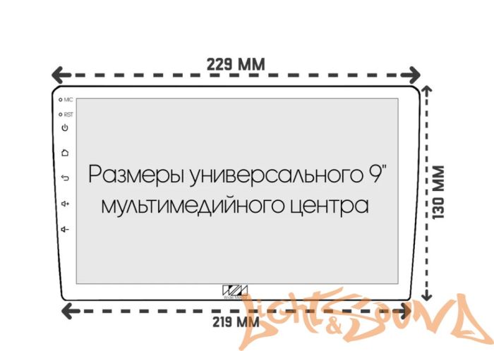 Переходная рамка для Honda Fit  2001-2007 для установки MFB дисплея, (с мех. печь/правый руль) Incar