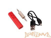  Aura ABT-903R AUX адаптер, Mini 3,5mm jack, красный