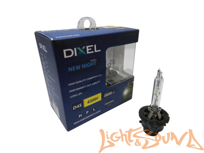 Ксеноновая лампа Dixel HPL NEW LIGHT D4S 4500К, 1шт
