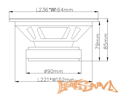 AMP MASS FR69 (15x24) широкополосные динамики (комплект)