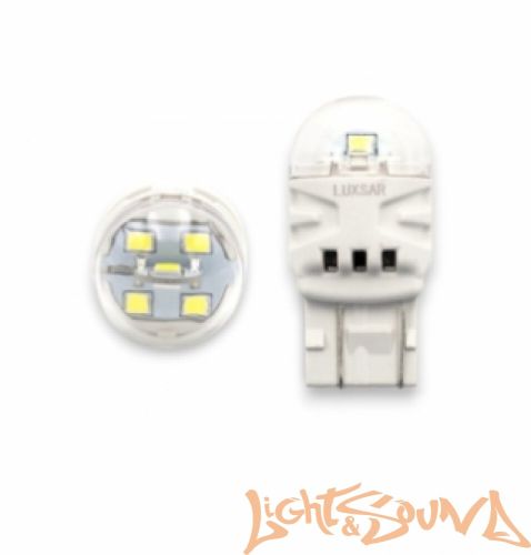 LUXSAR WHITE NIGHT W21/5W (7443) 6SMD 230/50LM 6000K 12V (2шт)
