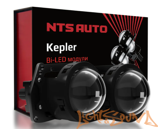 Бидиодная линза NTS AUTO BI-LED KEPLER 3.0", 12V, 6300К, 1шт