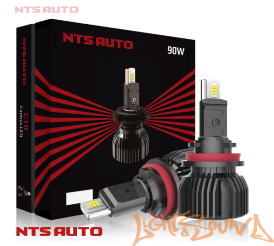 NTS AUTO C10 HB/H9/H11/H16, 12-24V, 45W, 6300K (2шт)